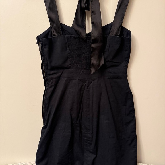 Free People Leaf Motif Black and Gold Embroidered Dress - Picture 7 of 11